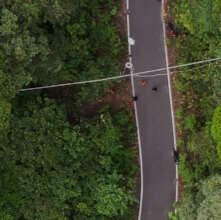 The bridge from above