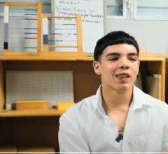 Dylan, Montessori graduate receives scholarship