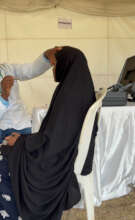 Patient being assessed