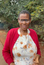 Happy patient after receiving glasses