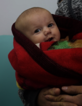 Beautiful baby Nora, 3 months old