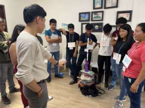 40-50 young people have to fit into this space