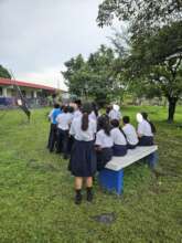 Using a parabolic mic in the schoolyard