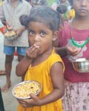 Her eyes thanks each and every donor