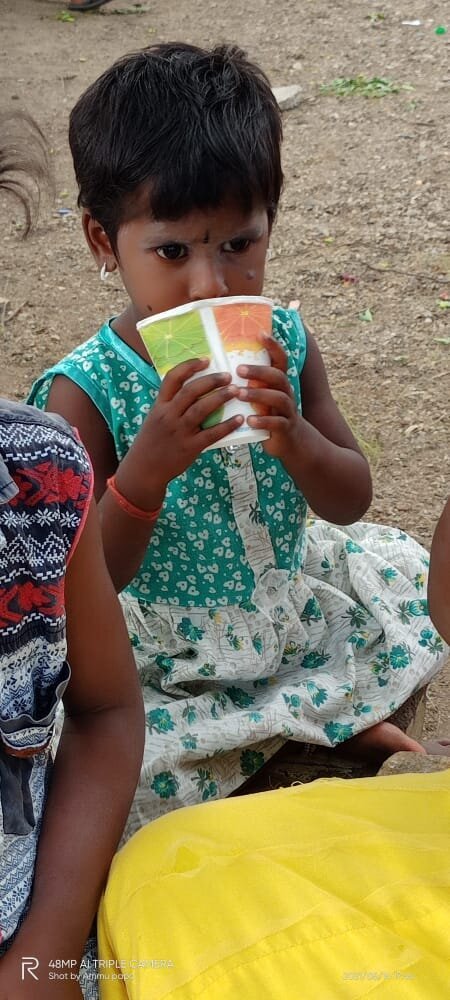 $5 can help 20 children/day in providing nutrition