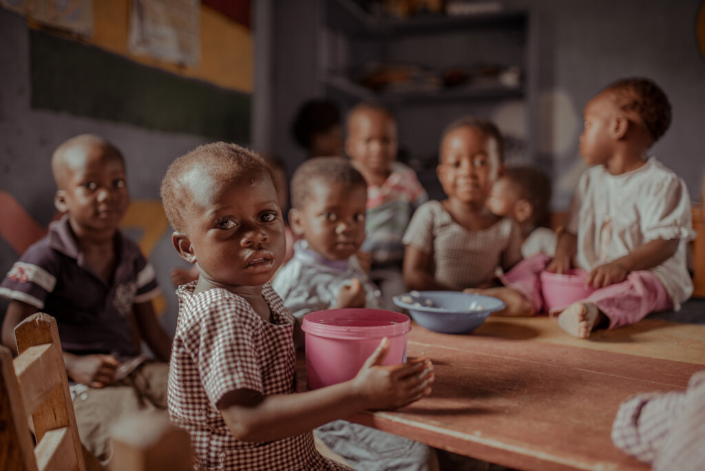 Children At The Preschool