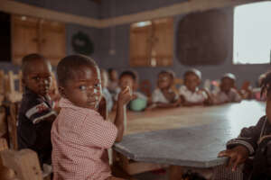 Children at the preschool