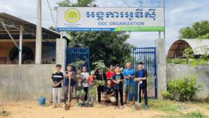 ODC team after community tree planting.