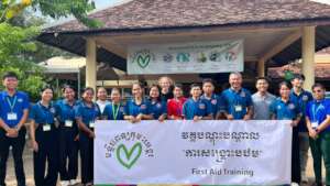 Our team on First Aid Training day.