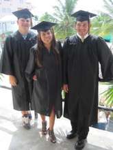Graduates Morgan, Lexee, Danny