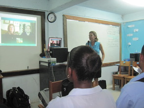 Skyping with Peter Strople and Caterina Barregar