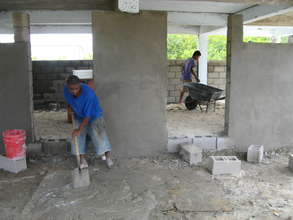 Students Building New Classroom