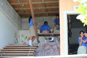 Students Socialize at Break