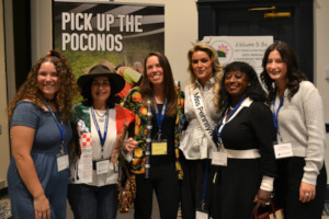 Miss PA, upcycled clothing and guests