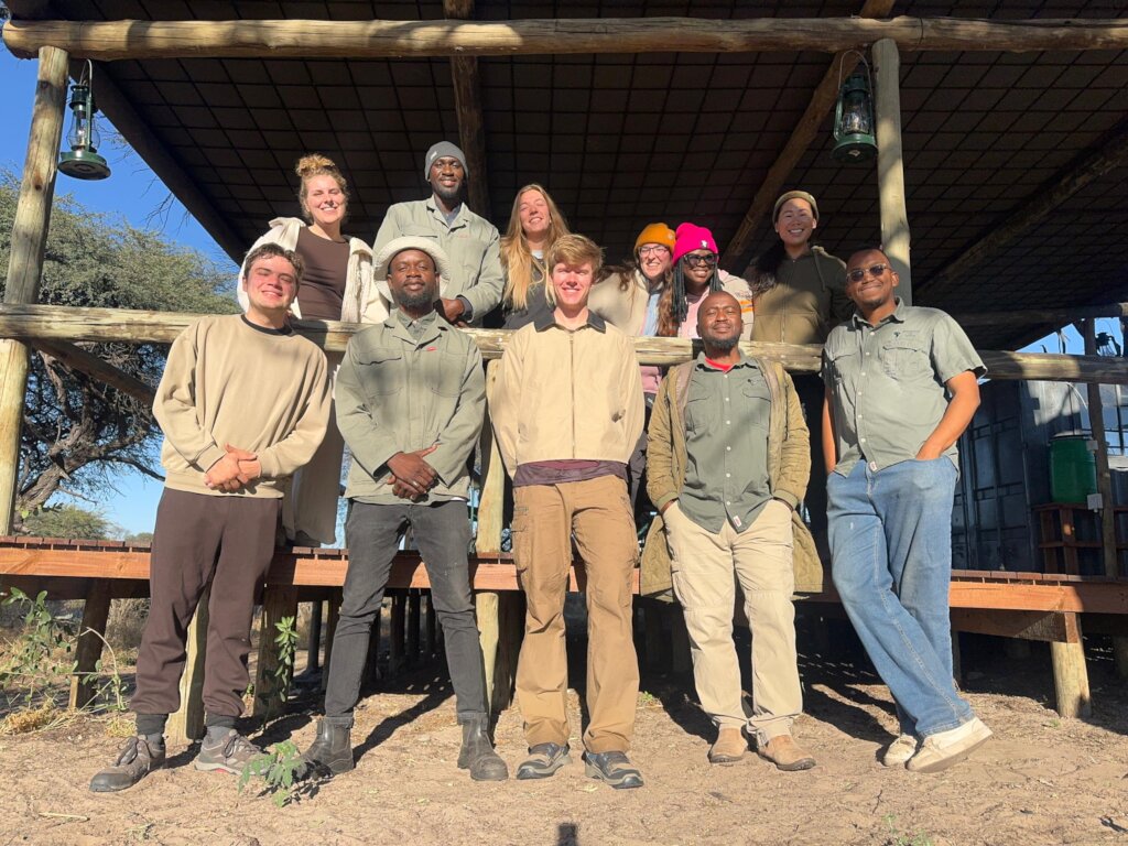 Students and EfA staff in the Research Camp