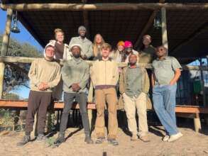 Students and EfA staff in the Research Camp