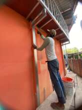 After building the roofs