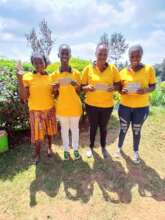 Young mothers with their childcare vouchers