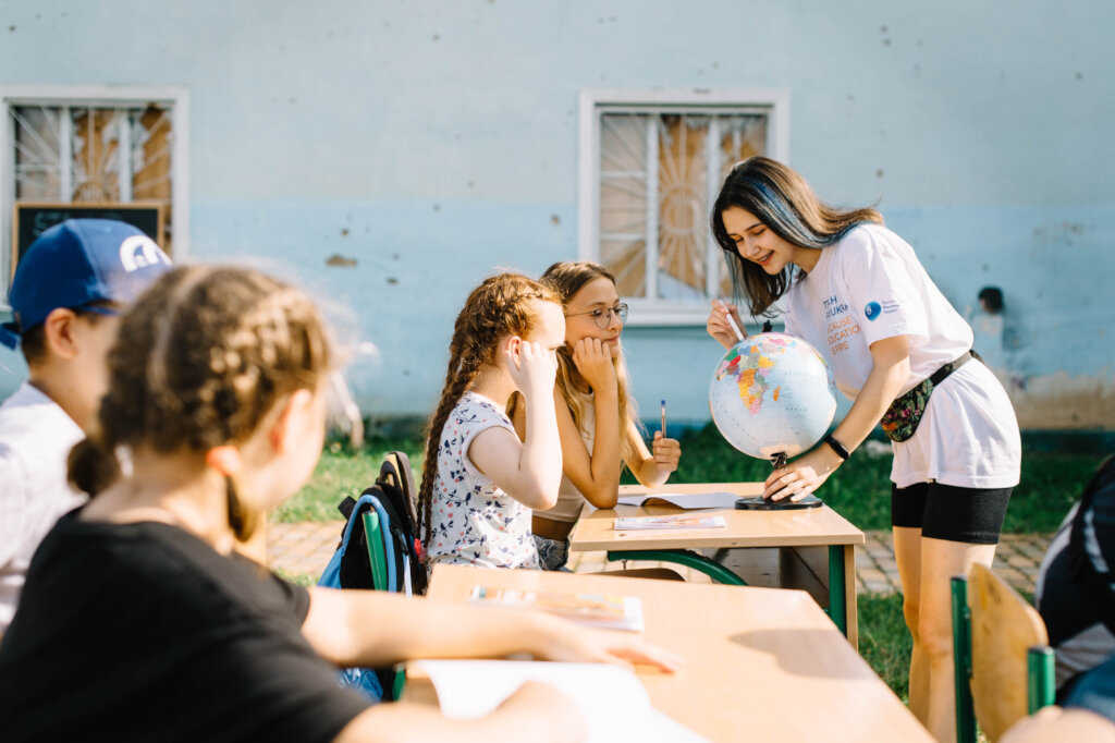 Keep Learning Alive in Rural Ukraine During War