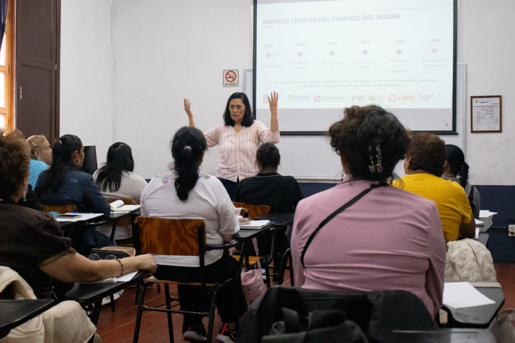 Taller "Leyes en trabajo del hogar", julio 2026