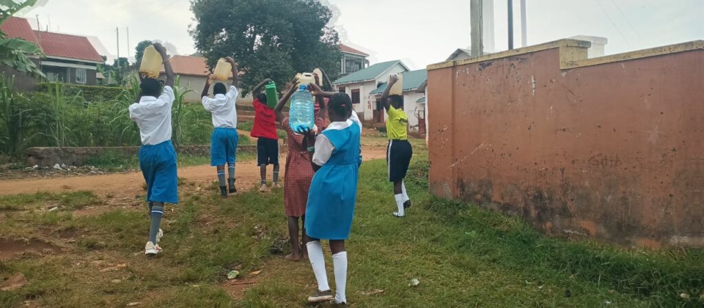 Risks girl child while fetching water at school