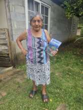 Neighbor receives a free copy of the book