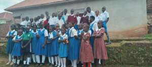 Girls after a having a meal at school- Girl Child