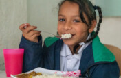 Three daily meals for 150 kids in Bogota