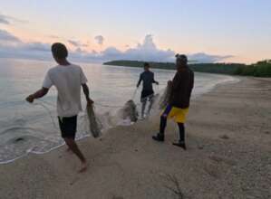 Early morning net-fishing with community  Figure 9