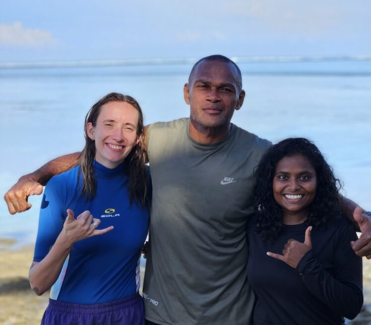 Gauir, Manoa & Charly marine biologist  Figure 3