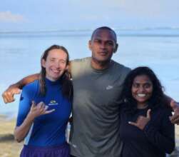 Gauir, Manoa & Charly marine biologist  Figure 3