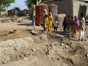 Flood afffected family of UC Bait Mir Hazar