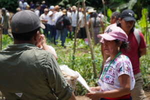 Program Leader, Ermenia, meeting potential members