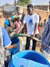 Distribution at IDPs Gathering Center