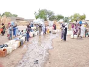Distribution at IDPs Gathering Center
