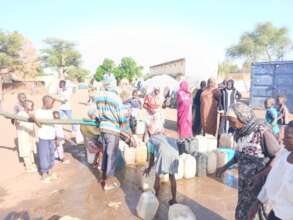 Distribution at IDPs Gathering Center
