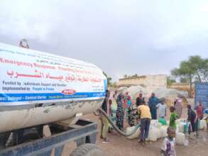 Distribution at IDPs Gathering Center