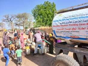 Distribution at IDPs Gathering Center