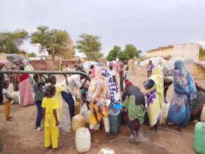 Distribution at IDPs Gathering Center
