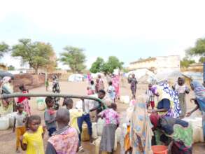 Water Distribution at IDPs Gathering Center