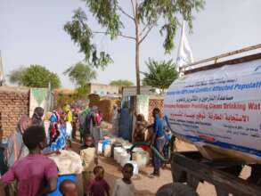Water Distribution at IDPs Gathering Centers