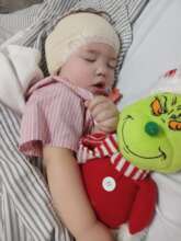Kiara Kempen received her gift thanks to donations