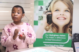 Kganya responding to sound