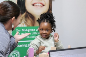 Unathi hears sound for the first time