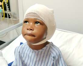 Mcebo after his operation
