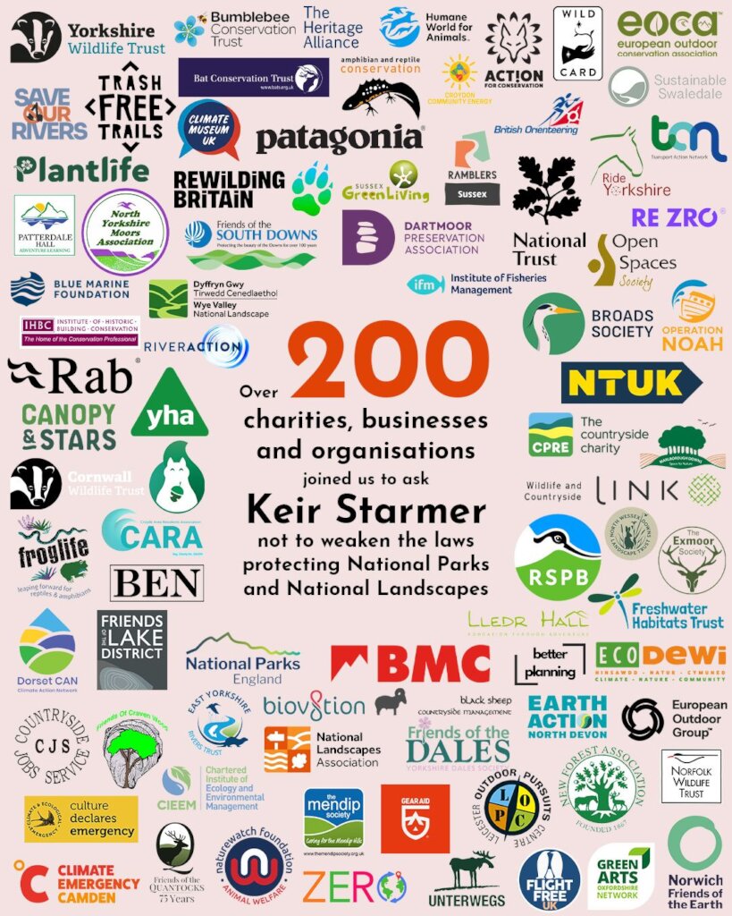 A sample of organisations who signed the letter