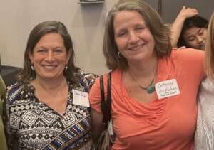 Learning co-lead Catherine McMahon with former CDA