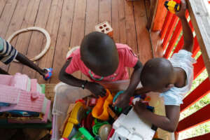 Children Playing at Nyumbani's Respite Care Center