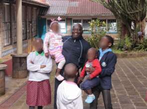 A consellor with Nyumbani Children