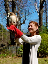 Happy Rescuer Prepares for Release
